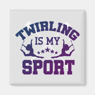 Twirling is mijn sport magneet