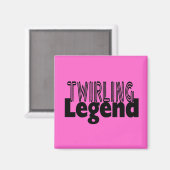 Twirling Legend Magneet (Voorkant / Achterkant)