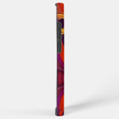 Twirling van Fiery Red Hydrangea Persimmon Samsung Galaxy Hoesje (Rechterkant)