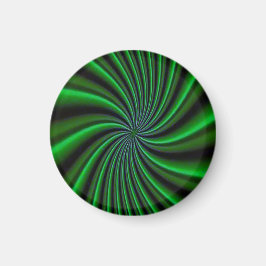 Twirly Green Design Magneet