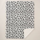 Twirly ogen wit sherpa deken (Voorkant)