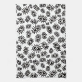 Twirly ogen wit theedoek (Verticaal)