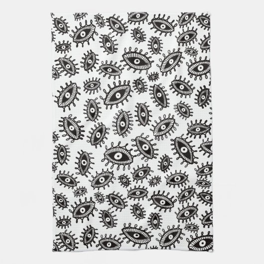 Twirly ogen wit theedoek (Verticaal)