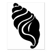 Twirly Seashell Rubber Art Stamp Rubberstempel (Afrduk)