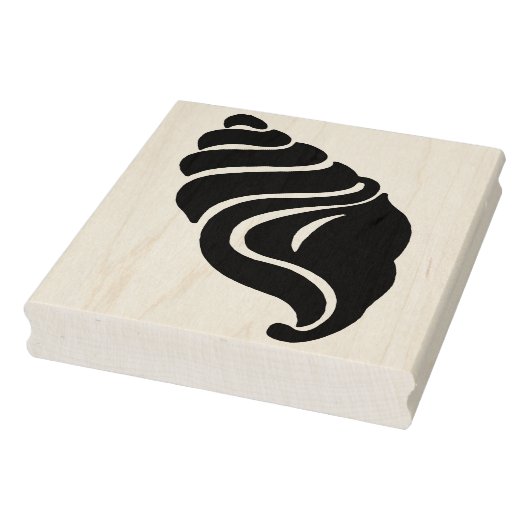 Twirly Seashell Rubber Art Stamp Rubberstempel (Stempel)
