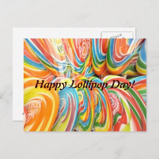 TwirlyPops! Briefkaart (Voorkant / Achterkant)