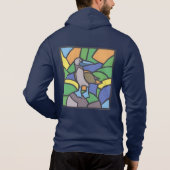 TWIS Blue Footed Booby Zip up Hooded Sweatshirt (Achterkant)