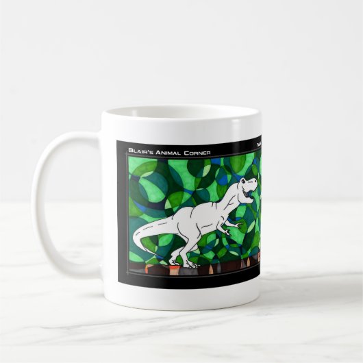 TWIS-Mok: Blair's Animal Corner T Rex Koffiemok (Links)