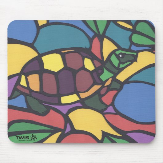 TWIS Mousepad: Blair's Animal Corner Box Turtle Muismat (Voorkant)