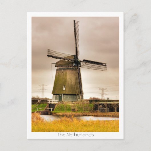 Twiske Windmill Briefkaart (Voorkant)