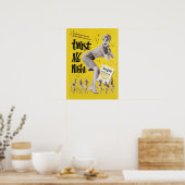 Twist All Night 1960's Dance Party Poster (Keuken)