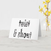 Twist en Shout Kaart (Gele Bloem)