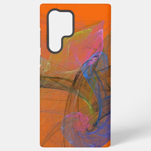 "Twist of Fate" abstracte art case Samsung Galaxy Hoesje (Achterkant)