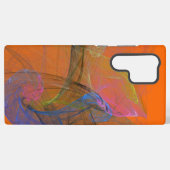 "Twist of Fate" abstracte art case Samsung Galaxy Hoesje (Achterkant horizontaal)