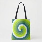 Twist of Greens Tote Bag (Voorkant)