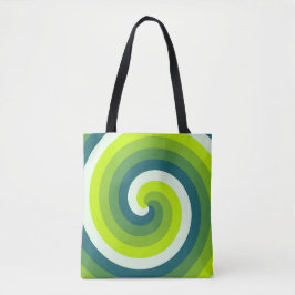 Twist of Greens Tote Bag