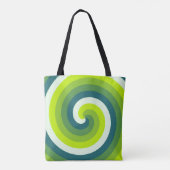 Twist of Greens Tote Bag (Achterkant)