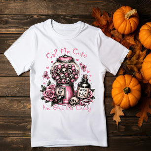 Twist on Spooky Style: Roze Halloween Sublimatie T-shirt