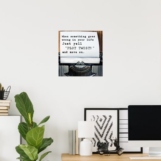 "TWIST PLOTEN!" Poster (Thuiskantoor)