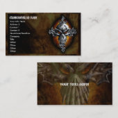 Twist Skull en Cross Visitekaartje (Voorkant / Achterkant)