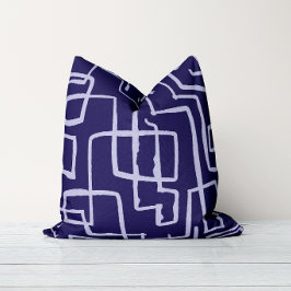 Twist & Turn Midnight Navy Worpillow Kussen