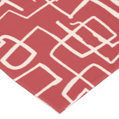 Twist & Turn Rood Wit Korte Tafelloper (Hoek)