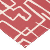 Twist & Turn Rood Wit Tafelkleed (Gekanteld)