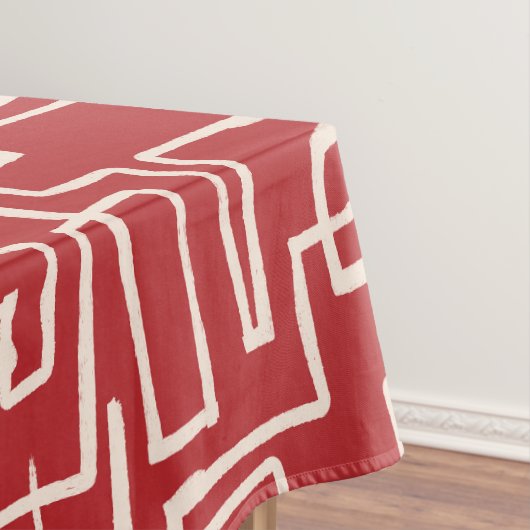 Twist & Turn Rood Wit Tafelkleed (Voorbeeld)