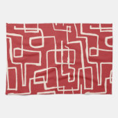 Twist & Turn Rood Wit Theedoek (Horizontaal)