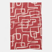 Twist & Turn Rood Wit Theedoek (Verticaal)