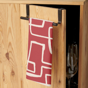 Twist & Turn Rood Wit Theedoek