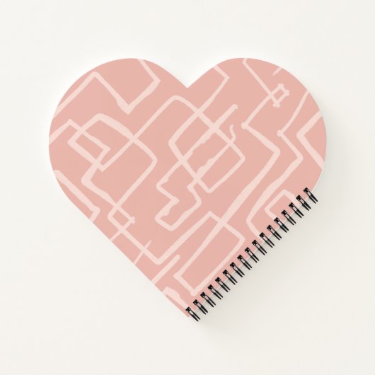 Twist & Turn Zalmroze Notitieboek (Achterkant)