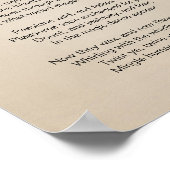 Twist Ye Twine Ye Poem van Walter Scott Poster (Hoek)