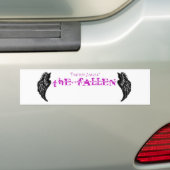 Twisted Angels - De gestorven paarse logo bumper s Bumpersticker (Op auto)