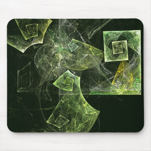 Twisted Balance Abstract Art Mousepad Muismat (Voorkant)