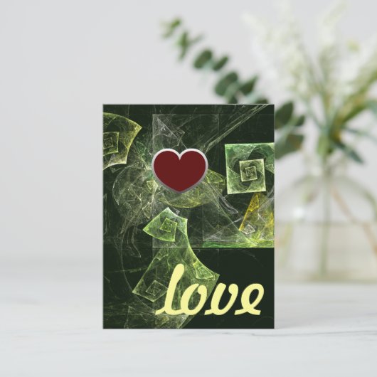 Twisted Balance Liefde Briefkaart (Staand voorkant)