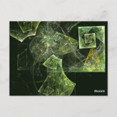 Twisted Balance Table Number Briefkaart (Achterkant)