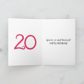 Twisted bij 20ty Kaart (Binnen)