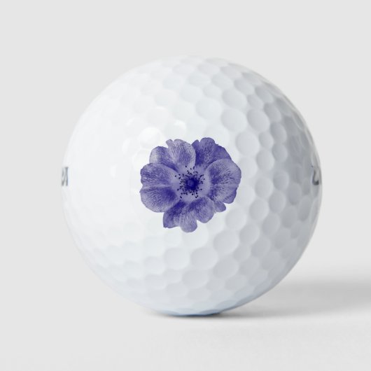 twisted blue petal golfballen (Voorkant)