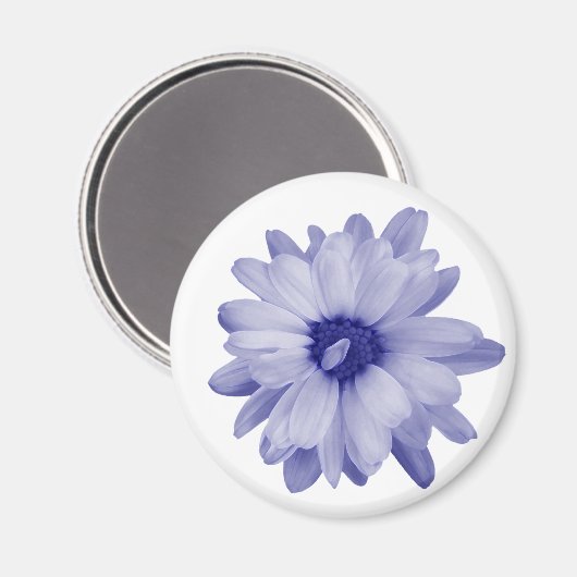 twisted blue petal magneet (Voorkant / Achterkant)