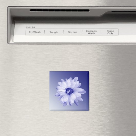 twisted blue petal magneet (Insitu (Vaatwasser))