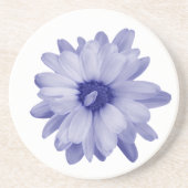 twisted blue petal zandsteen onderzetter (Voorkant)