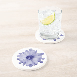 twisted blue petal zandsteen onderzetter