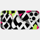 Twisted Checkerboard Bold Graphic Case-Mate iPhone Case (Achterkant (horizontaal))