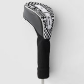 Twisted Checkers door Kenneth Yoncich Golfheadcover (Schuin)