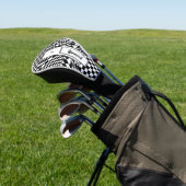 Twisted Checkers door Kenneth Yoncich Golfheadcover (Insitu)
