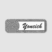Twisted Checkers door Kenneth Yoncich Naamplaatje (Voorkant)