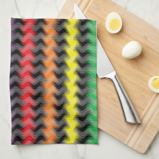 Twisted Colors Kitchen Towel Theedoek (Quarter Fold)