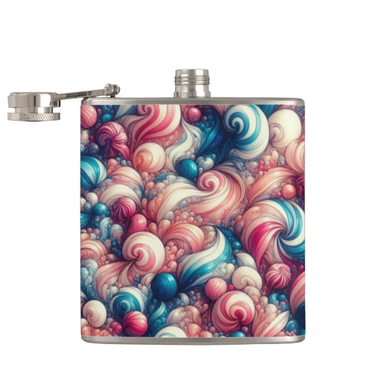 Twisted Cotton Snoep Heupfles (Geopend)