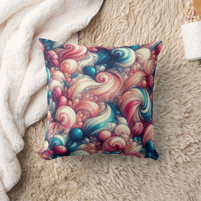 Twisted Cotton Snoep Kussen (Deken)